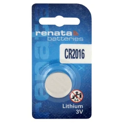 1 batteria a bottone al litio CR2016 3 V 104 mAh