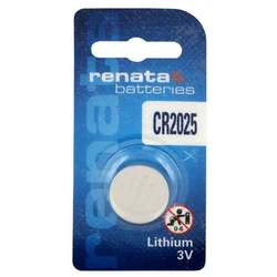 1 batteria a bottone al litio CR2025 3 V 180 mAh