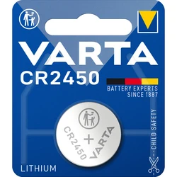 1 batteria a bottone al litio CR2450 3 V 1 batteria a bottone al litio CR2450 3 V