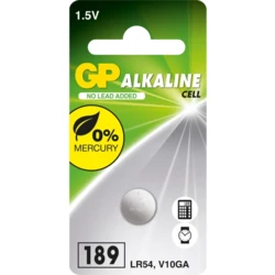 1 batteria a bottone alcalina LR53 1,5 V 1 batteria a bottone alcalina LR53 1,5 V