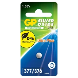 1 batteria a bottone all'ossido d'argento SR66 1,55 V Ultra Plus 1 batteria a bottone all'ossido d'argento SR66 1,55 V Ultra Plus