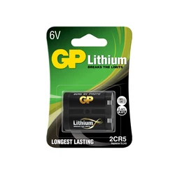 1 batteria al litio 2CR5 6 V 1 batteria al litio 2CR5 6 V