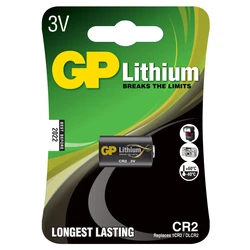 1 batteria al litio CR2 3 V 