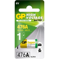 1 batteria alcalina 4LR44 6 V Super 1 batteria alcalina 4LR44 6 V Super
