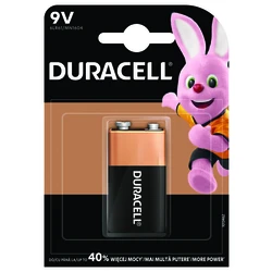 1 batteria alcalina 6LR61 9 V Duralock 
