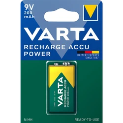 1 batteria ricaricabile NIMH 6LR61 9 V Ready2Use 200 mAh 1 batteria ricaricabile NIMH 6LR61 9 V Ready2Use 200 mAh