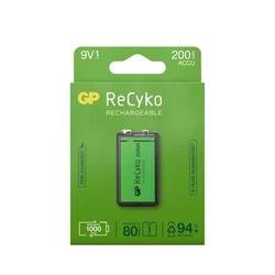 1 batteria ricaricabili NIMH 6LF22 9 V Recyko 200 mAh 1 batteria ricaricabili NIMH 6LF22 9 V Recyko 200 mAh