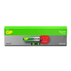 12 batterie alcaline AA 1,5 V Super 