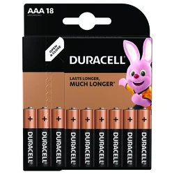 18 batterie alcaline AAA 1,5 V Basic 