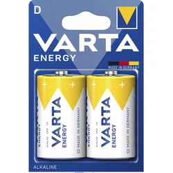 2 batterie alcaline LR20/D 1,5 V Energy 