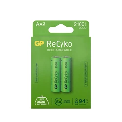 2 batterie ricaricabili NIMH AA 1,2 V Recyko 2100 mAh 2 batterie ricaricabili NIMH AA 1,2 V Recyko 2100 mAh