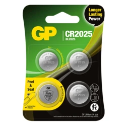 4 batterie a bottone al litio CR2025 3 V 4 batterie a bottone al litio CR2025 3 V