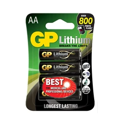 4 batterie al litio AA 1,5 V 4 batterie al litio AA 1,5 V