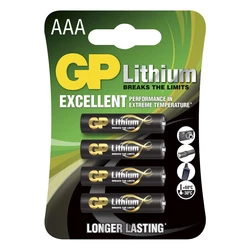 4 batterie al litio AAA 1,5 V 4 batterie al litio AAA 1,5 V