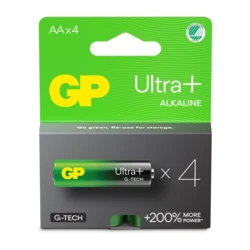 4 batterie alcaline AA 1,5 V Ultra Plus 