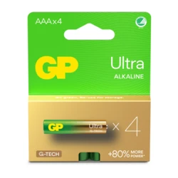 4 batterie alcaline AAA 1,5 V Ultra 