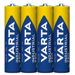4 batterie alcaline LR03/AAA 1,5 V Industriel PRO 1250 mAh
