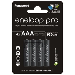 4 batterie ricaricabili NIMH AAA 1,2 V PRO 930 mAh