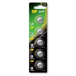 5 batterie a bottone al litio CR1620 3 V 5 batterie a bottone al litio CR1620 3 V