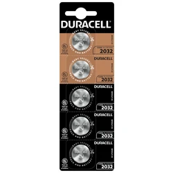 5 batterie a bottone al litio CR2032 3 V 