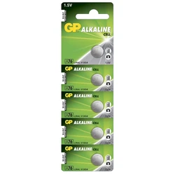 5 batterie a bottone alcalinass LR44 1,5 V 5 batterie a bottone alcalinass LR44 1,5 V