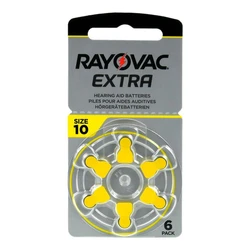 6 batterie acustiche zinco-aria 10 1,45 V Extra 6 batterie acustiche zinco-aria 10 1,45 V Extra