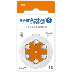 6 batterie acustiche zinco-aria 13 1,45 V Ultrasonic 6 batterie acustiche zinco-aria 13 1,45 V Ultrasonic