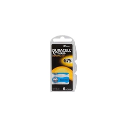 6 batterie acustiche zinco-aria 675 1,45 V ActivAir 6 batterie acustiche zinco-aria 675 1,45 V ActivAir