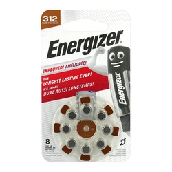 8 batterie acustiche zinco-aria 312 1,45 V 8 batterie acustiche zinco-aria 312 1,45 V