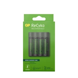 Caricabatterie rapido 2-4 ore M451 USB + 4 batterie NiMH AA  2600 mAh