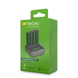 Caricabatterie rapido 2-4 ore M451 USB + 4 batterie NiMH AA 2600 mAh + stazione D451 Caricabatterie rapido 2-4 ore M451 USB + 4 batterie NiMH AA 2600 mAh + stazione D451