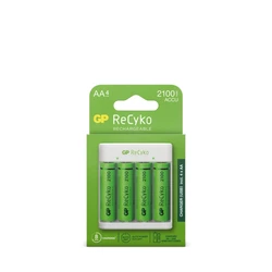 Caricabatterie standard GP E411 + 4 batterie NiMH AA 2000 mAh Caricabatterie standard GP E411 + 4 batterie NiMH AA 2000 mAh