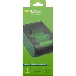 Caricabatterie universale GP B631 Recharge : AA / AAA / C / D / 9V NiMH - batterie non incluse Caricabatterie universale GP B631 Recharge : AA / AAA / C / D / 9V NiMH - batterie non incluse