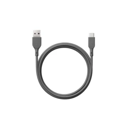 Essentials 1m USB-A to USB-C cable - Grey Essentials 1m USB-A to USB-C cable - Grey