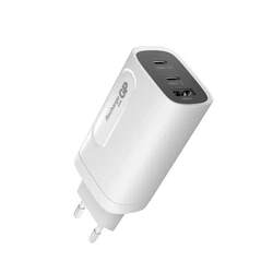 GaN Walladapter 2xUSB-C + 1xUSB-A 65W + câble USB-C 2m - 100W GaN Walladapter 2xUSB-C + 1xUSB-A 65W + câble USB-C 2m - 100W